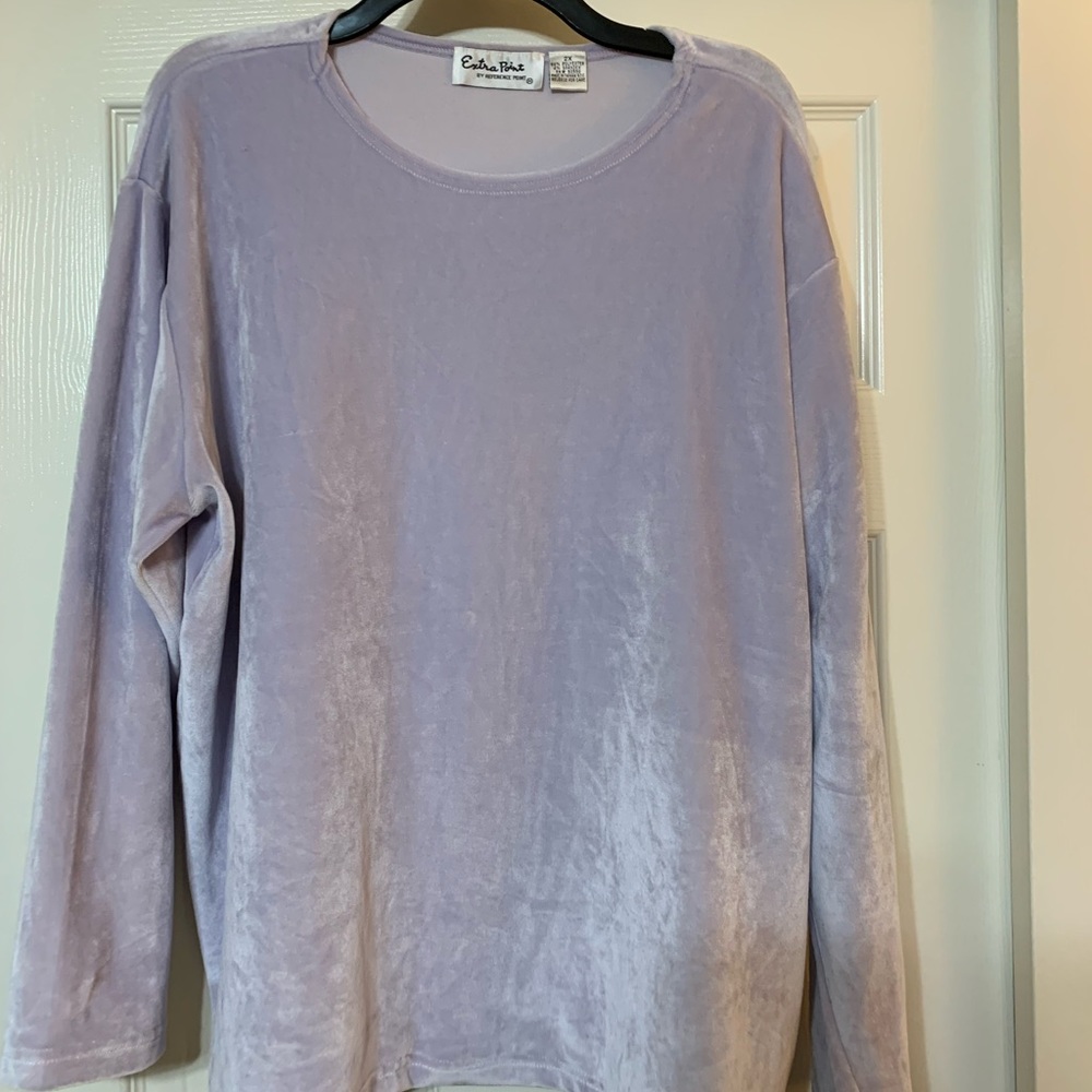 Extra Point by Reference Point Women’s Purple Shirt Size 2X